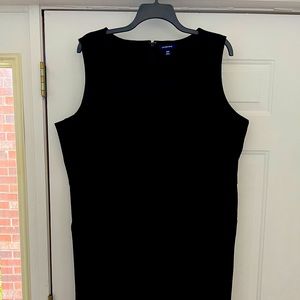 Women’s black sleeveless dress. Size 26. Lands End.